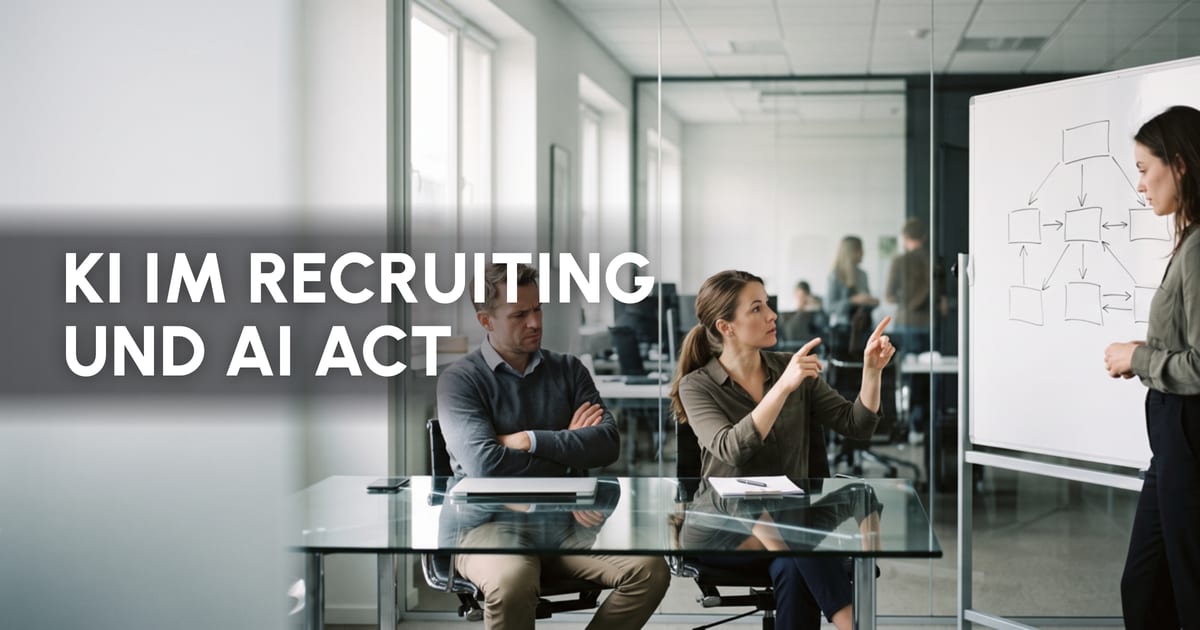 KI im Recruiting und die KI-Verordnung (AI Act): was verboten ist, was „High Risk“ ist und was Sie vermeiden sollten