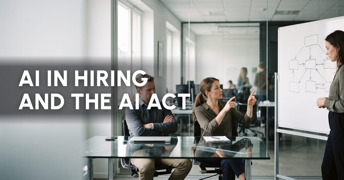 AI in recruiting and the AI Act: what is prohibited, what is high risk, and what to avoid