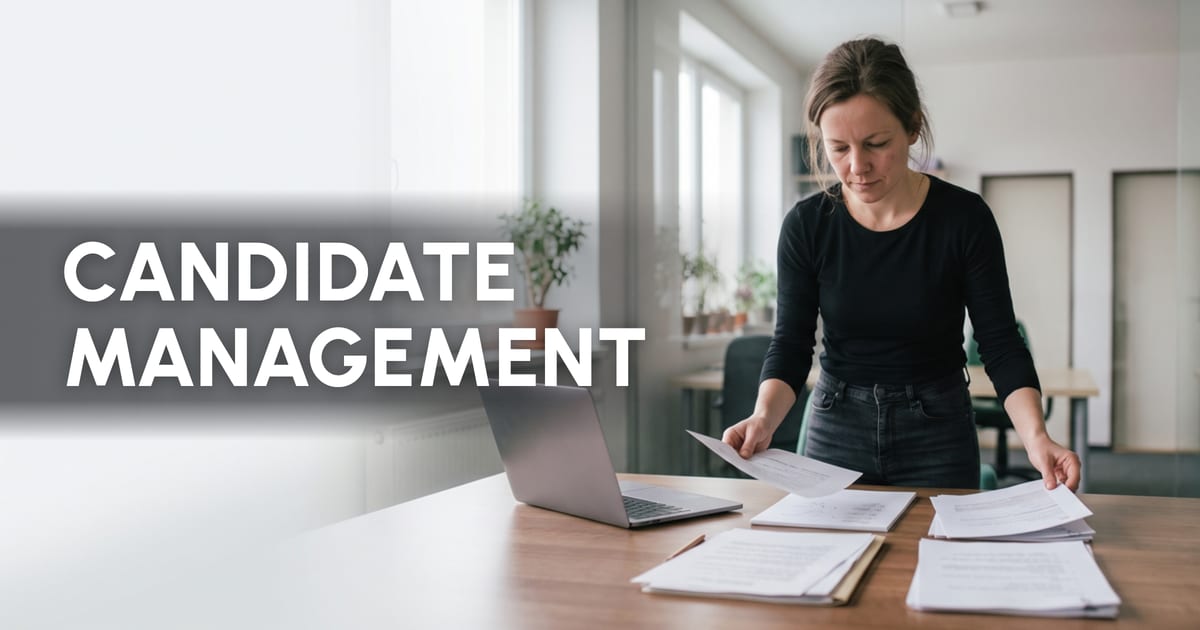 Which hiring tool has simple candidate management?