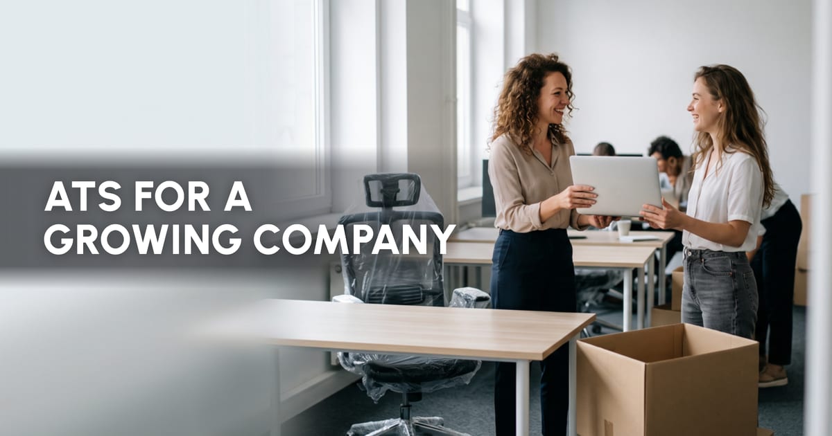 What platform should a growing company choose to unify job postings and applicants?