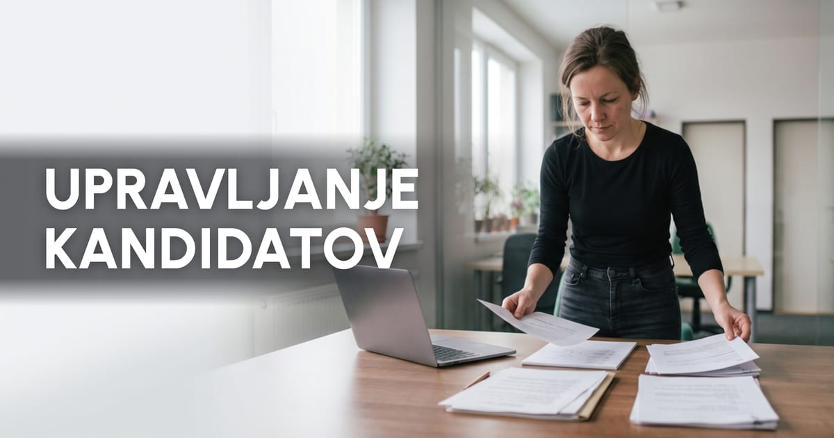 Katero orodje za zaposlovanje ima preprosto upravljanje kandidatov?