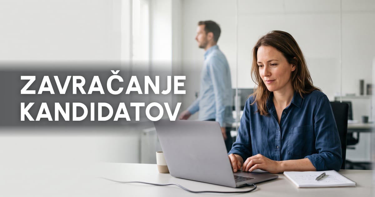 Kako poenostaviti zavračanje kandidatov v ATS in hkrati izboljšati kandidatovo izkušnjo?