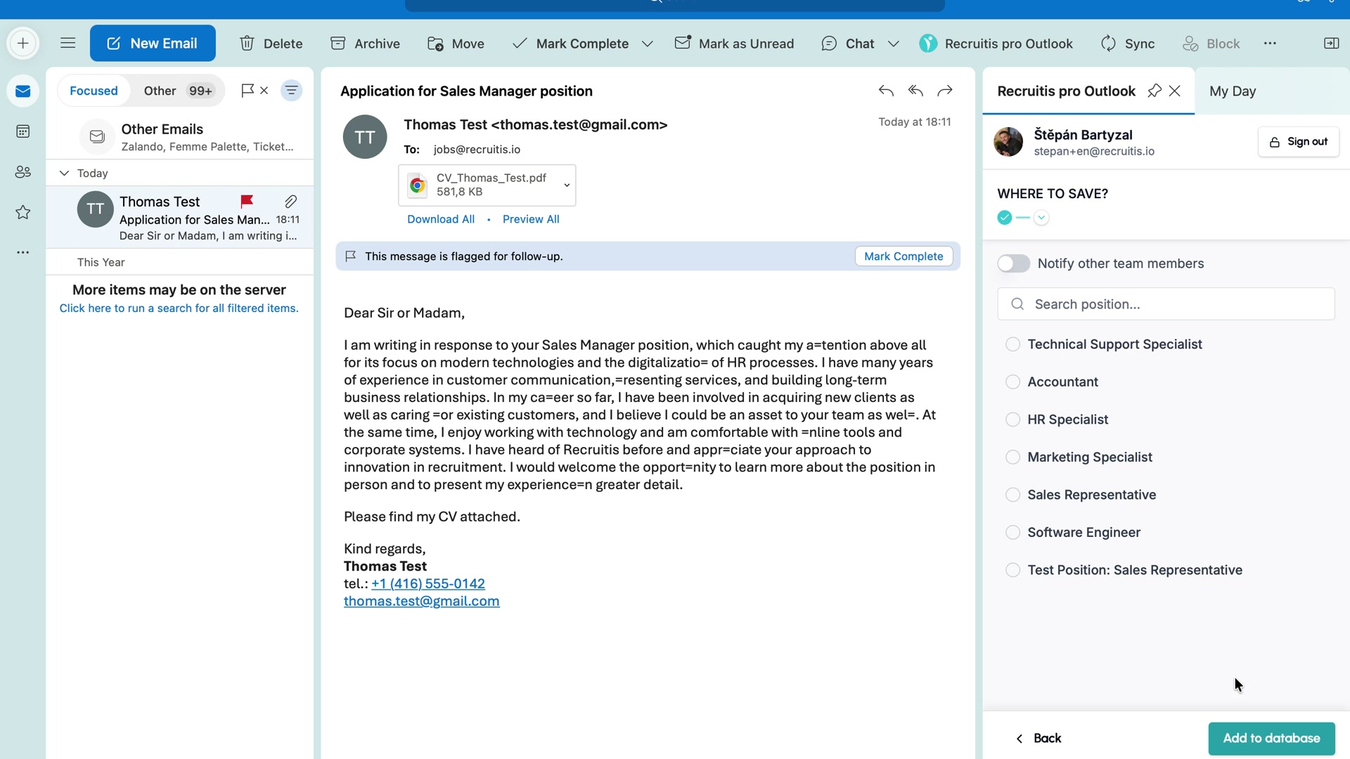 Outlook and Gmail plugin